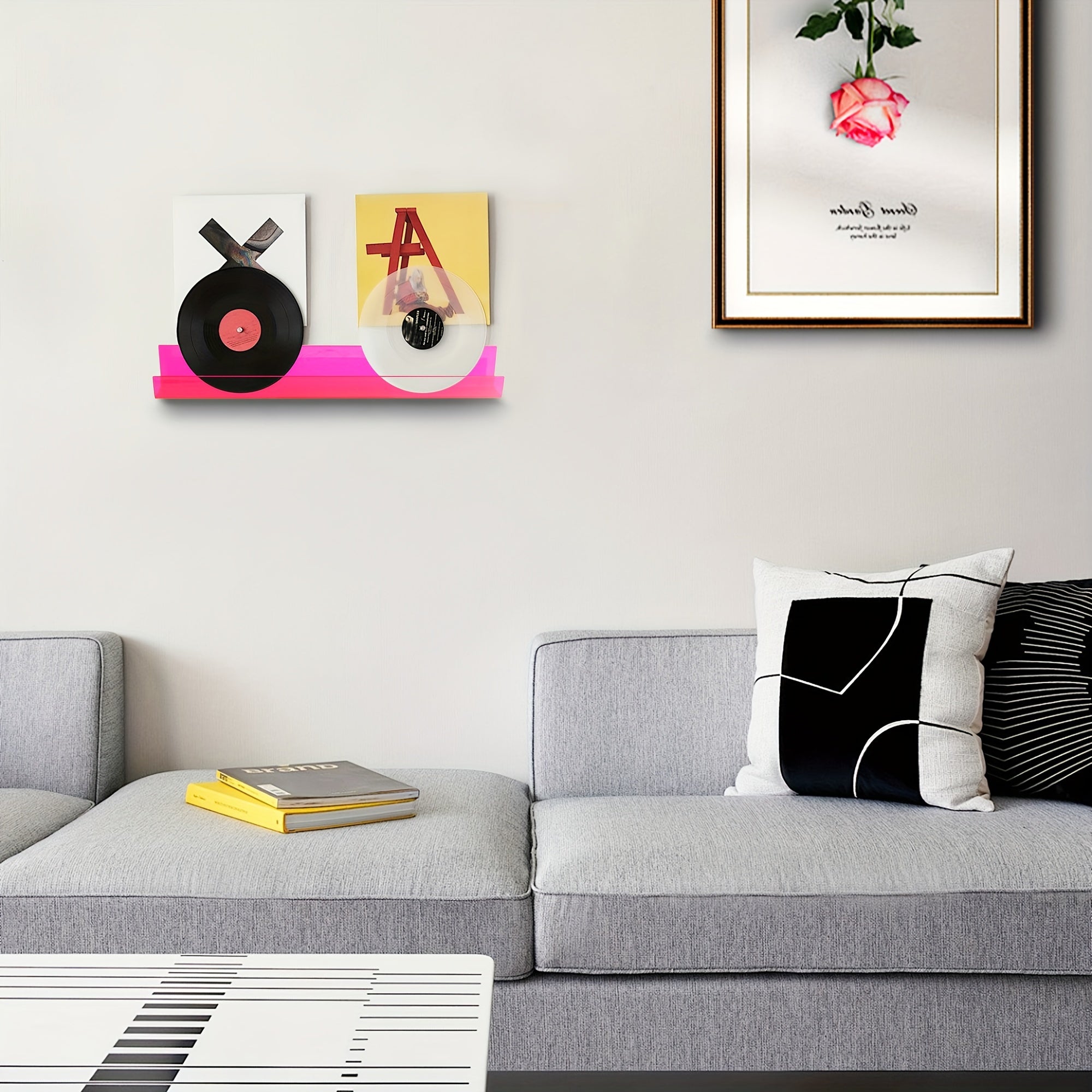 AcrylicClear - Zwevende Transparante Opbergplanken voor Slaapkamer, Woonkamer & Badkamer