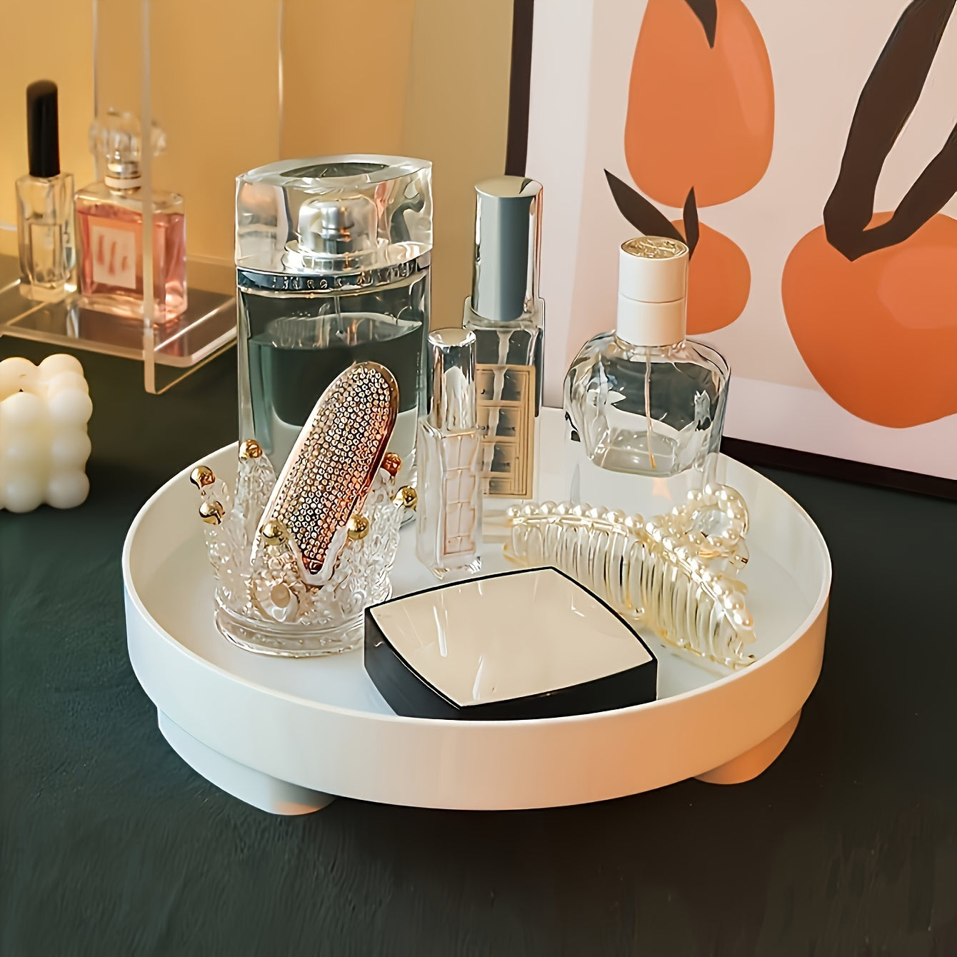 BohoTray - Vassoio di plastica | Per aromaterapia, cosmetici e decorazione della casa