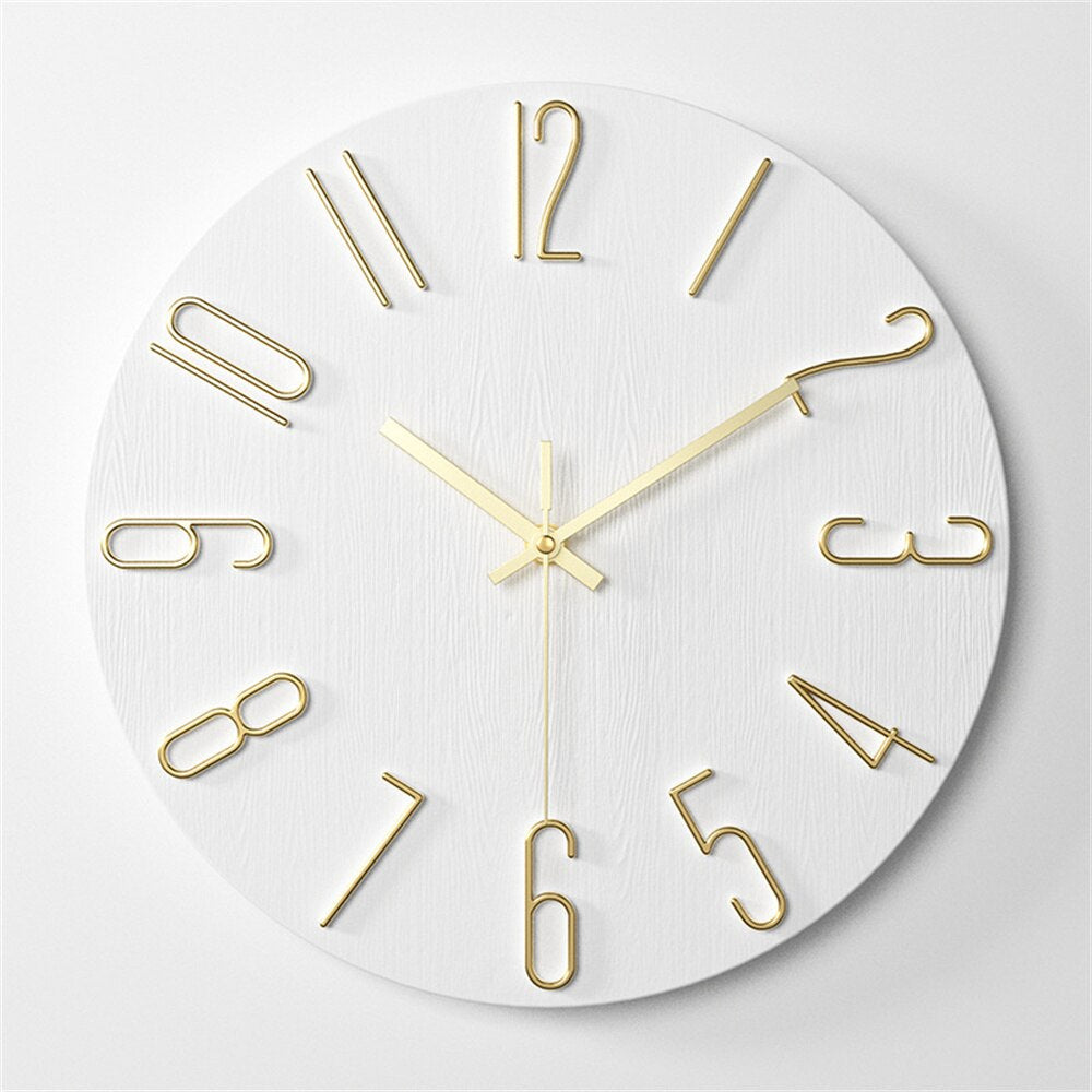 Modern Plastic Wall Clock
