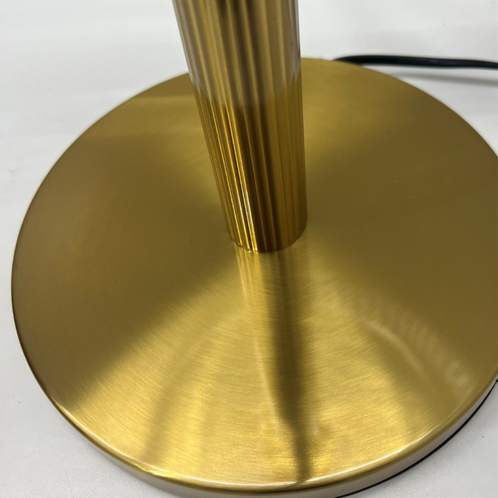 Modern Golden Glass Bedroom Table Lamp