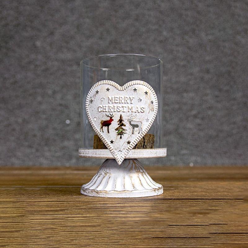 4-Delige Vintage Antieke Pilaar Kandelaar Set