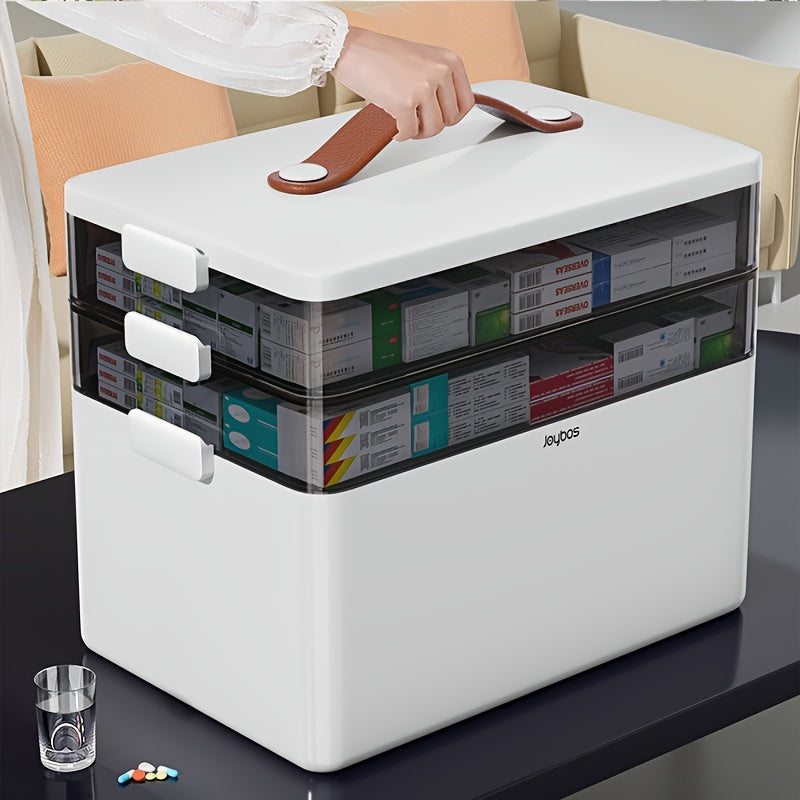 Organizer per medicinali Joybos a 3 strati – Scatola impilabile impermeabile