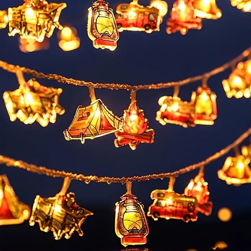 GlowTorch - Decorative Light String for Party & Interior, Freestanding, Battery Operated