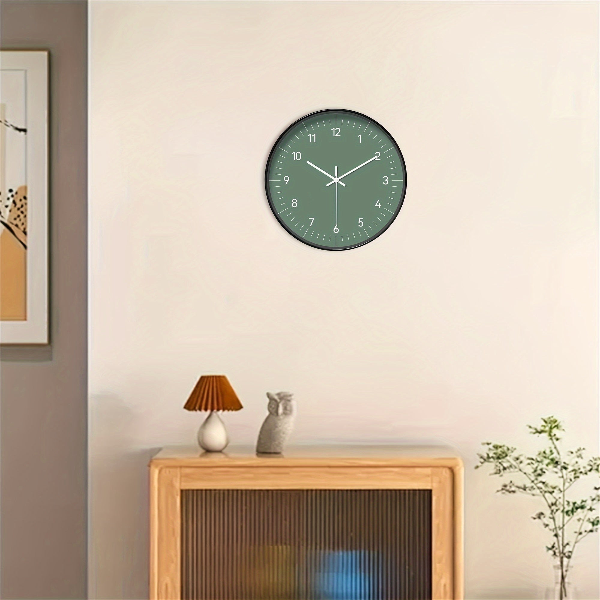 FantasyTime - Reloj de pared moderno silencioso, 20 cm