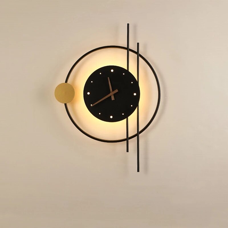 Reloj de pared Zeitkunst - Iluminación elegante y funcional