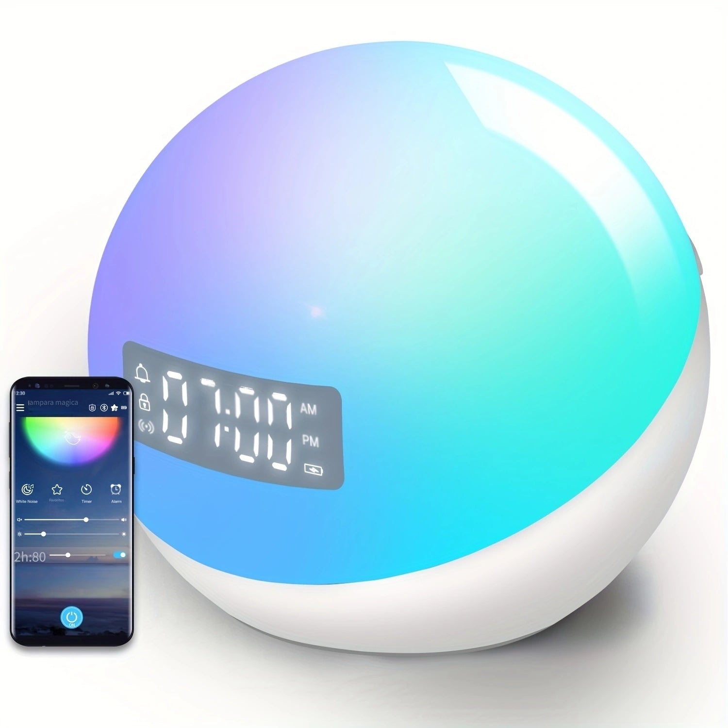 WakeLight - Smart Lamp with Alarm Clock & Sunrise Simulation