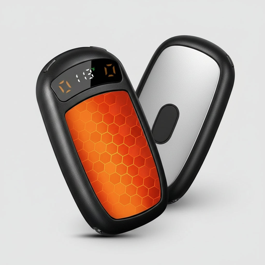 Portable Hand Warmer 3 Temperature Settings LED Display