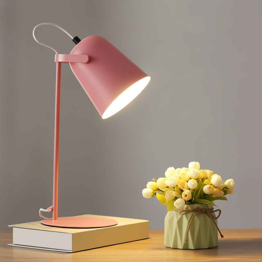 Adjustable Modern Table Lamp Eye-Friendly Rotating Design 0
