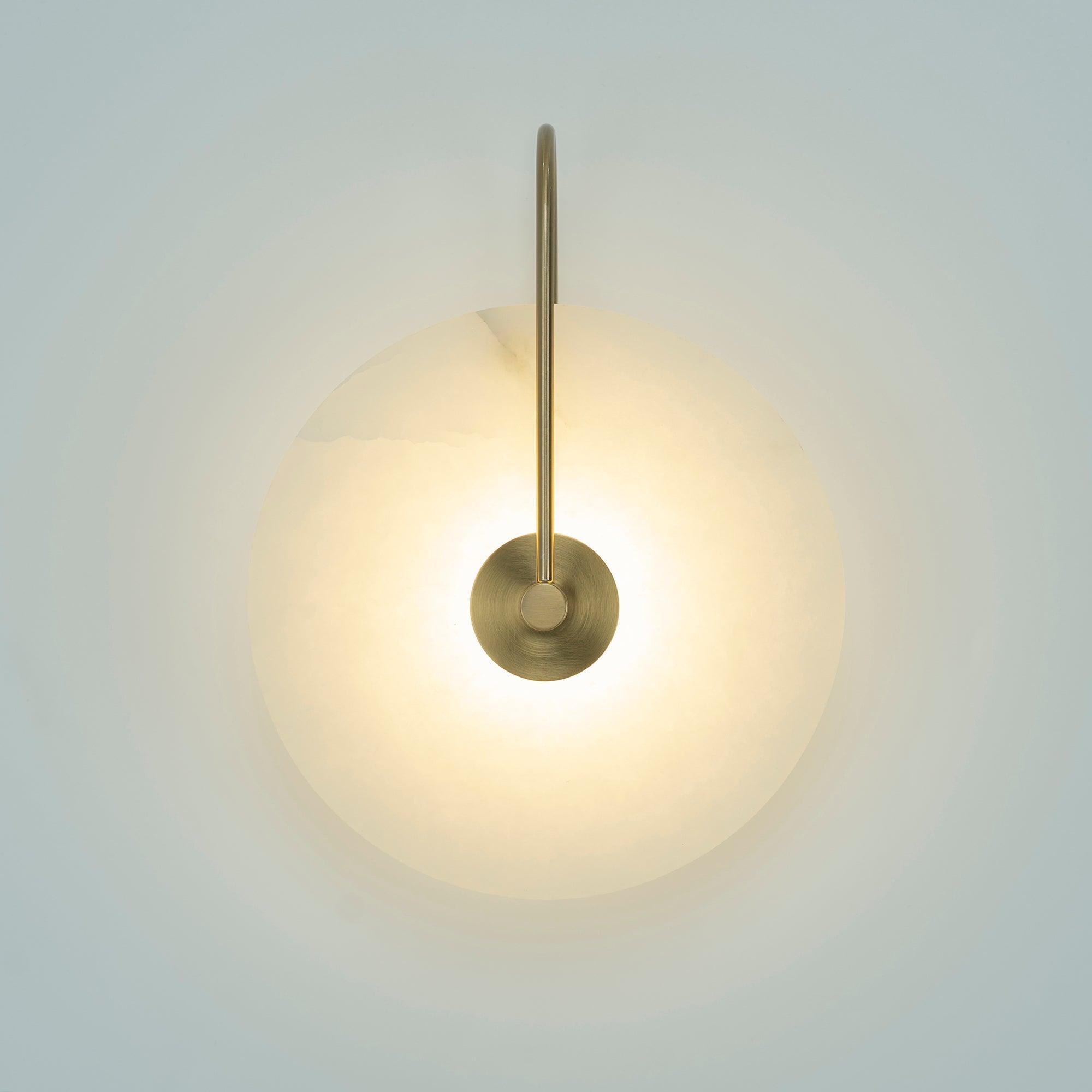 LuxeGlow - Lámpara de pared LED moderna de alabastro para una elegancia atemporal