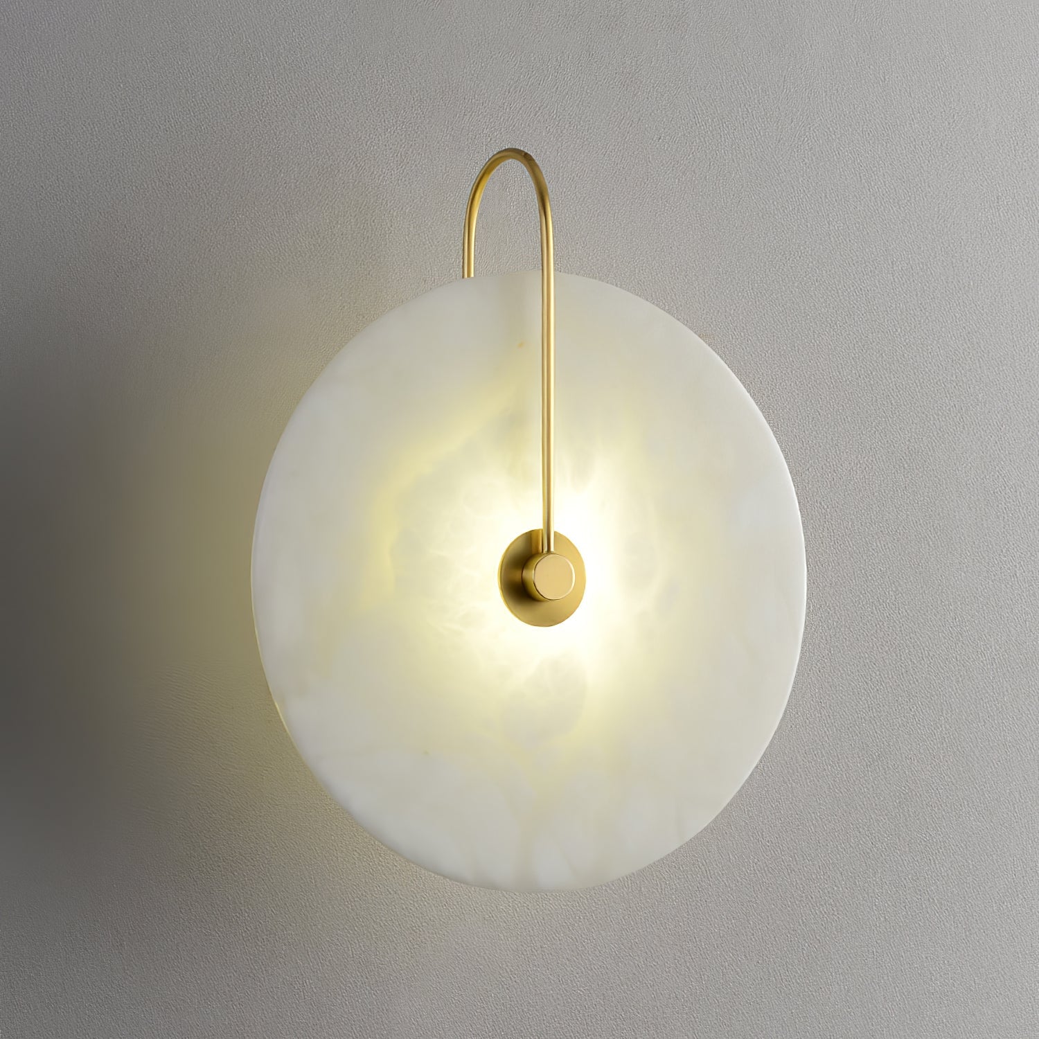 LuxeGlow - Lámpara de pared LED moderna de alabastro para una elegancia atemporal