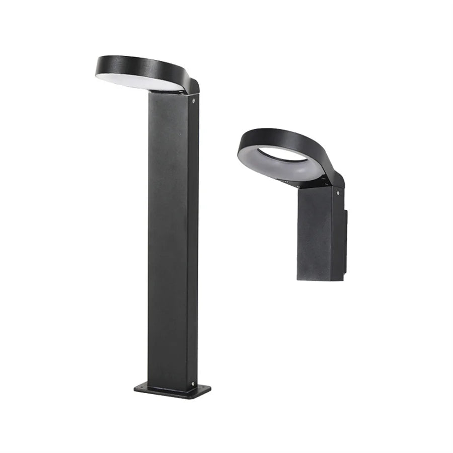 SolarGlow – Solar LED Path Lighting made of Aluminum – Modern Ring Design, Waterproof & Energy Efficient