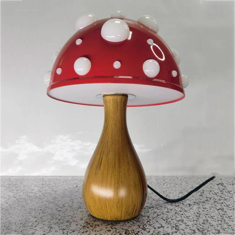 GlowMush - Retro LED Tafellamp in Paddenstoelontwerp