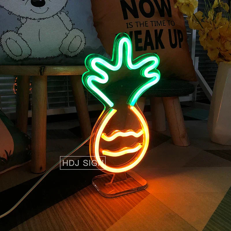 NeonBurger – LED Nachtlamp in Hamburger Vorm | Unieke Verlichting voor Keuken & Feest