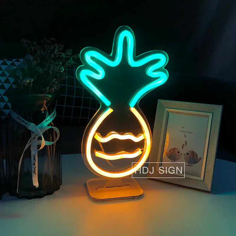 NeonBurger – LED Nachtlamp in Hamburger Vorm | Unieke Verlichting voor Keuken & Feest