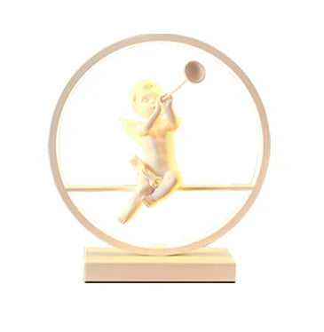 AngeliGlow - Decoratieve Engel Tafellamp – LED Nachtlampje met Uniek Design