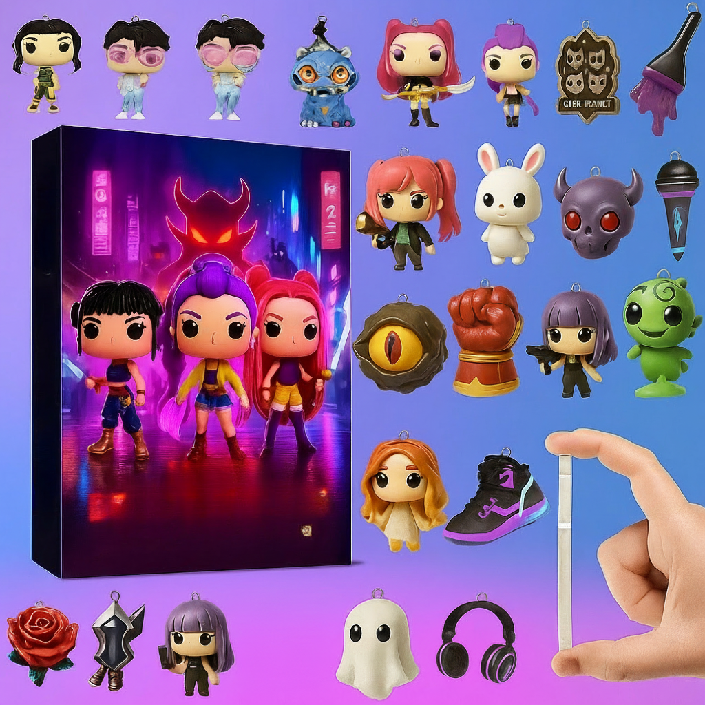 Anime Advent Calendar Collectible Figures Gift Box 24 Surprises 0