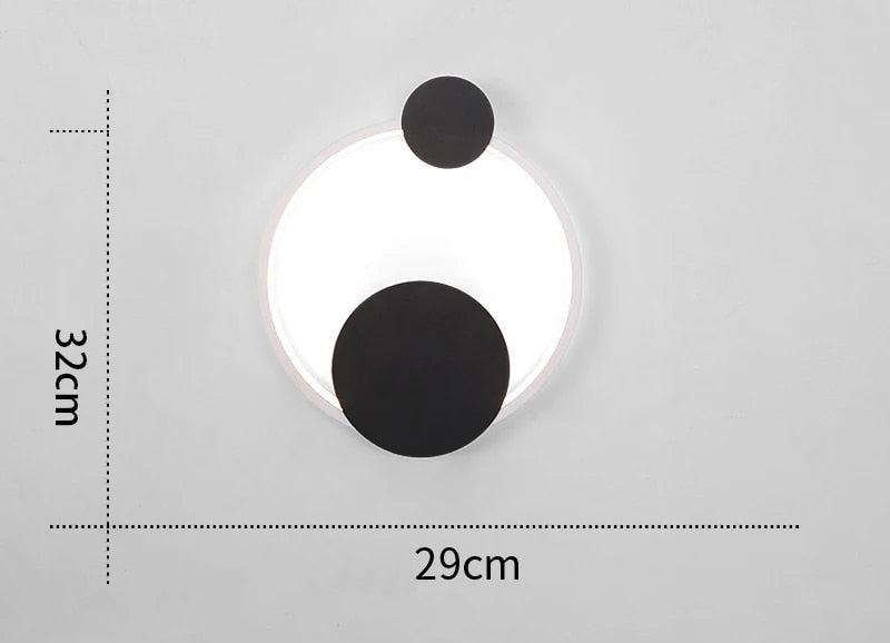 CreativeGlow - Lámpara de pared LED moderna con diseño creativo – Iluminación decorativa