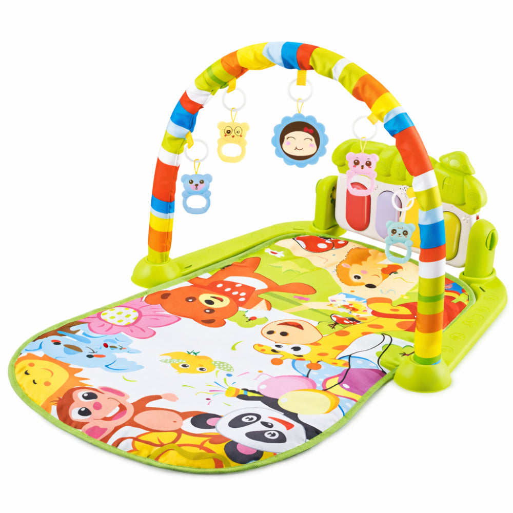 Tapete de Brincar Musical para Bebé Interativo com Som e Atividades