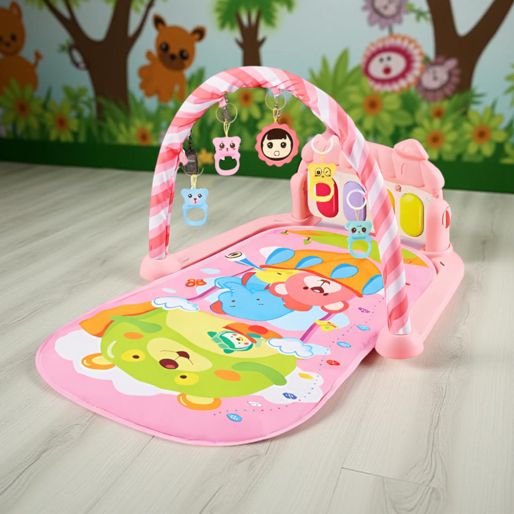 Tapete de Brincar Musical para Bebé Interativo com Som e Atividades