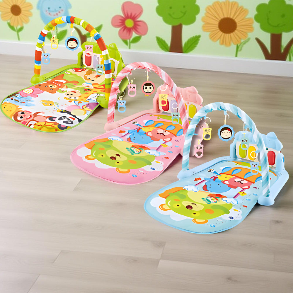 Tapete de Brincar Musical para Bebé Interativo com Som e Atividades