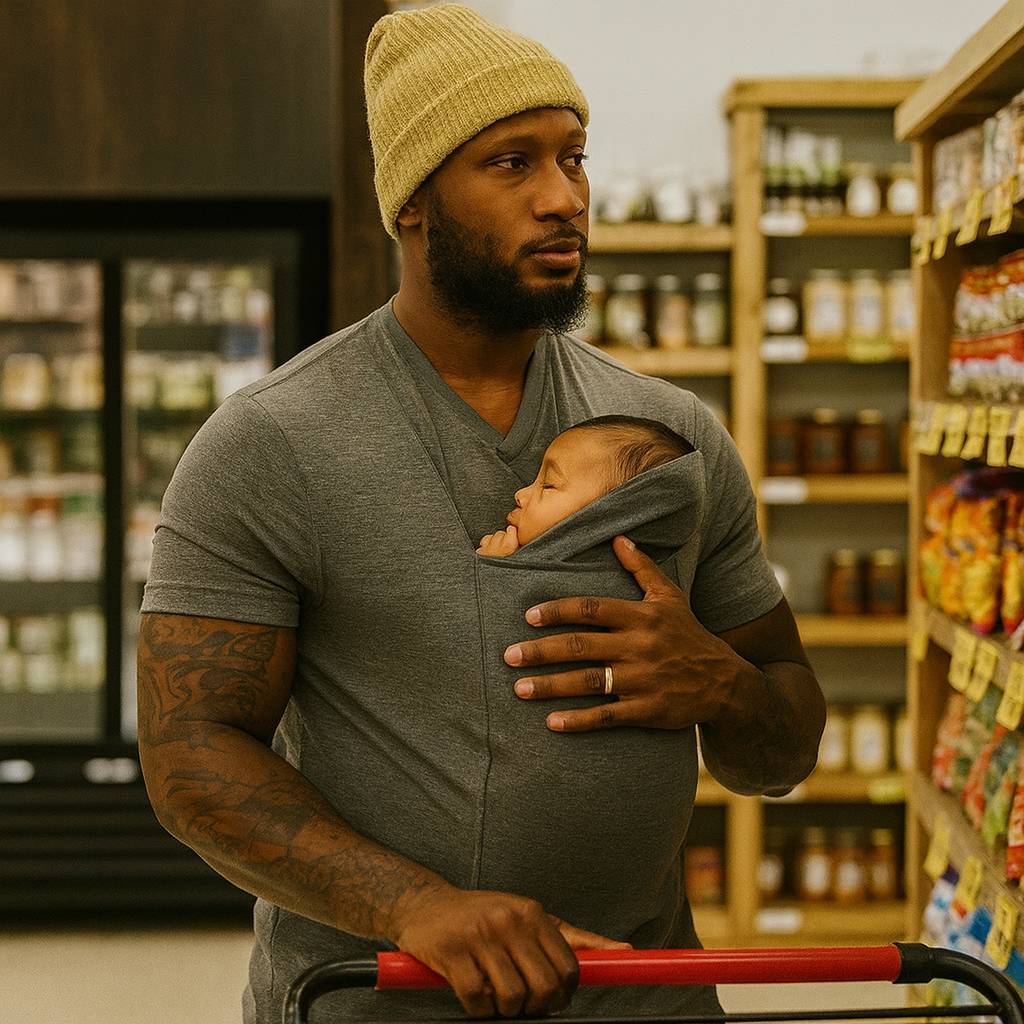 Baby Carrier Shirt for Newborns Comfortable Elastic Fabric 3