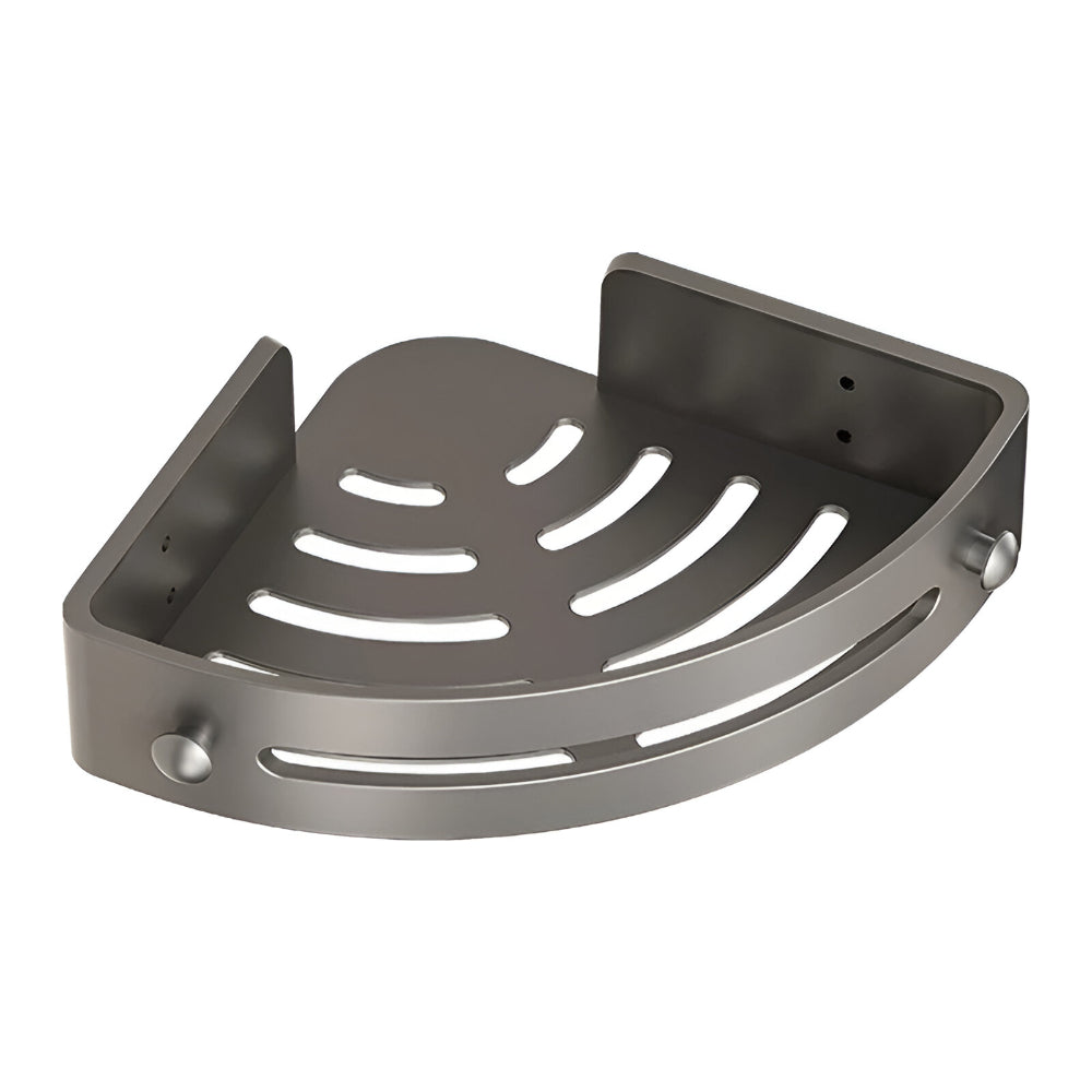 Prateleira de Canto para Casa de Banho Sem Perfuração para Armazenamento na Parede