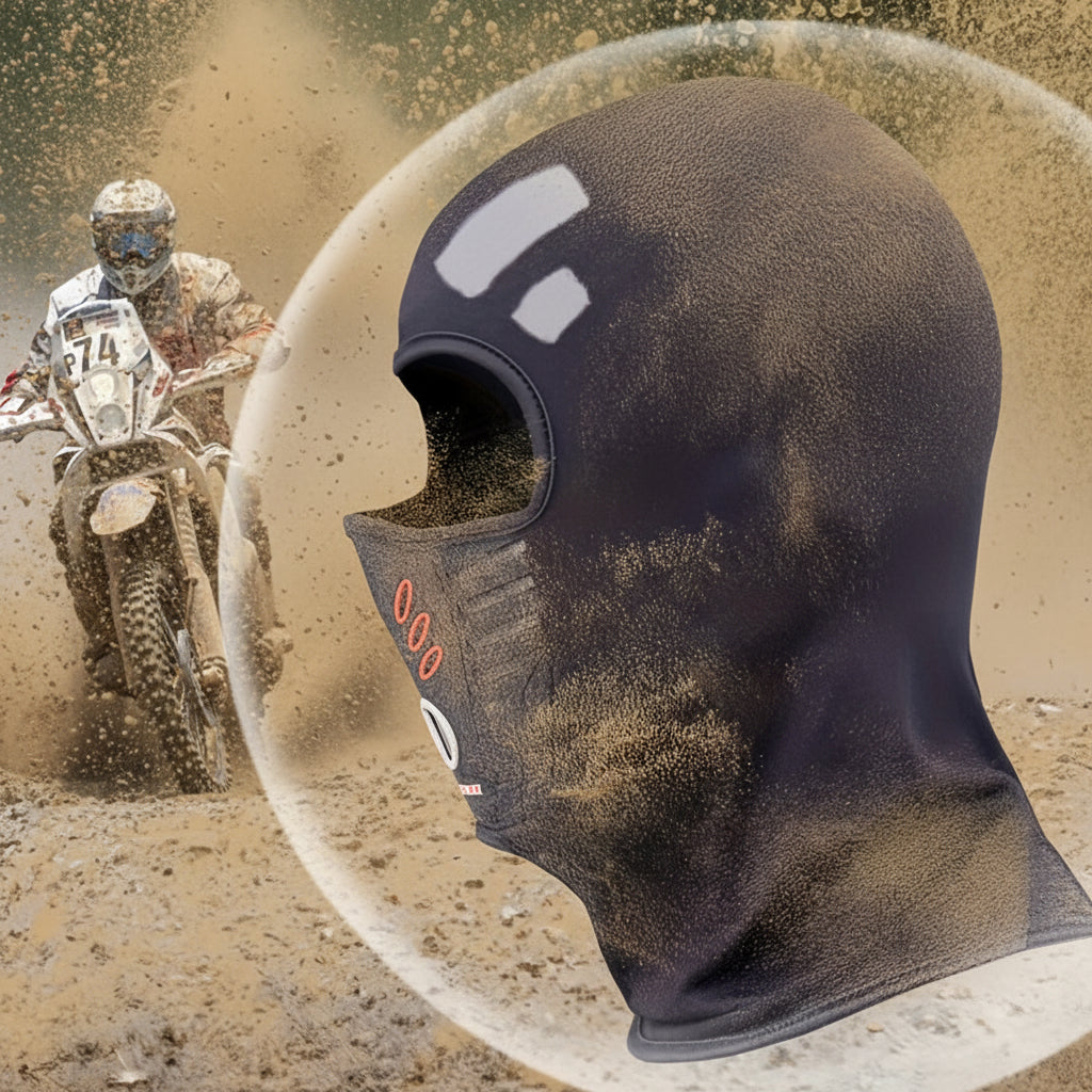 Máscara facial de inverno impermeável para aquecimento em desportos ao ar livre