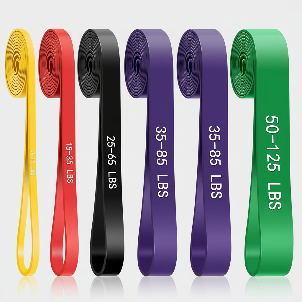 Conjunto de Bandas de Resistência para Fitness Treino de Força Exercícios para o Corpo Inteiro