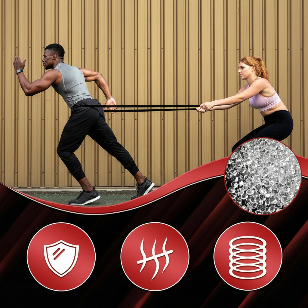 Set Bande Elastiche Esercizi Forza Allenamento Completo Corpo