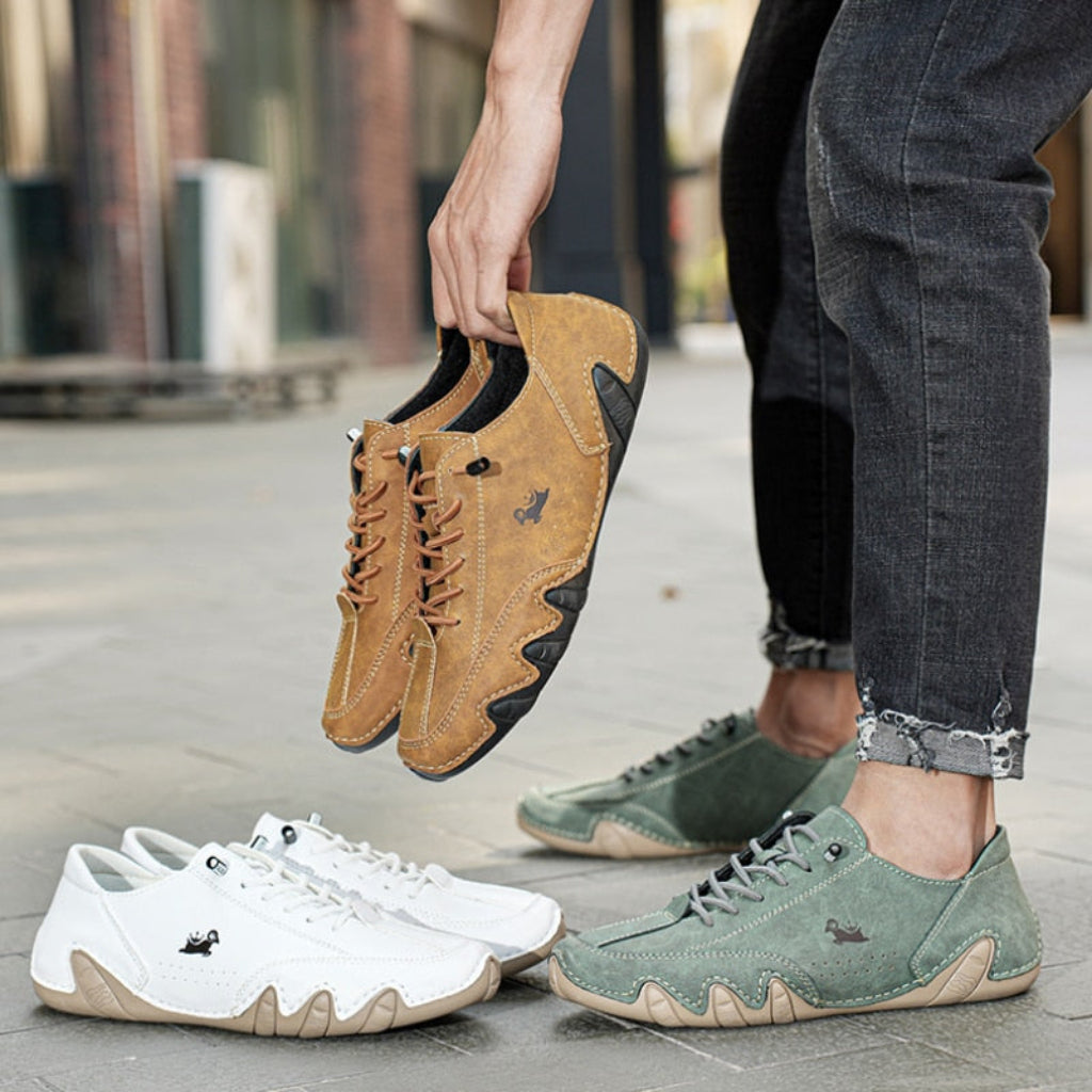 Barefoot Leather Shoes Unisex Waterproof Flexible Anti-Slip Design 2