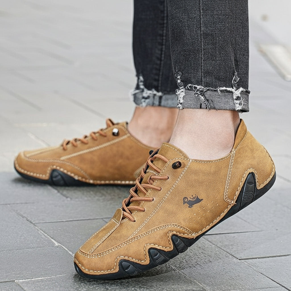 Barefoot Leather Shoes Unisex Waterproof Flexible Anti-Slip Design 5