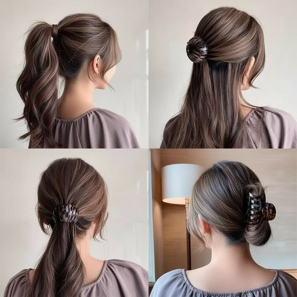 Bendable Hairpin for Quick Elegant Buns Hair Accessory 1