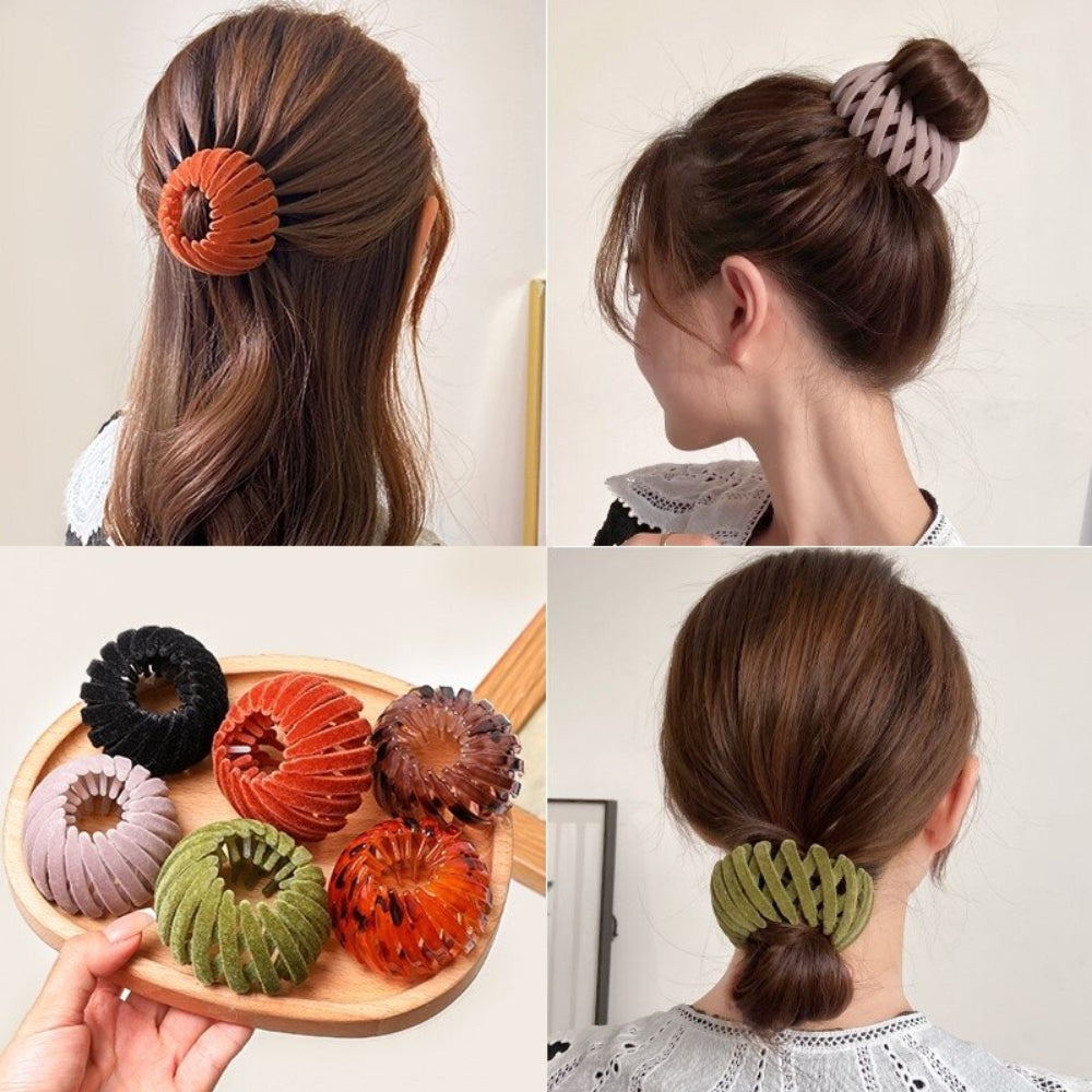 Bendable Hairpin for Quick Elegant Buns Hair Accessory 2