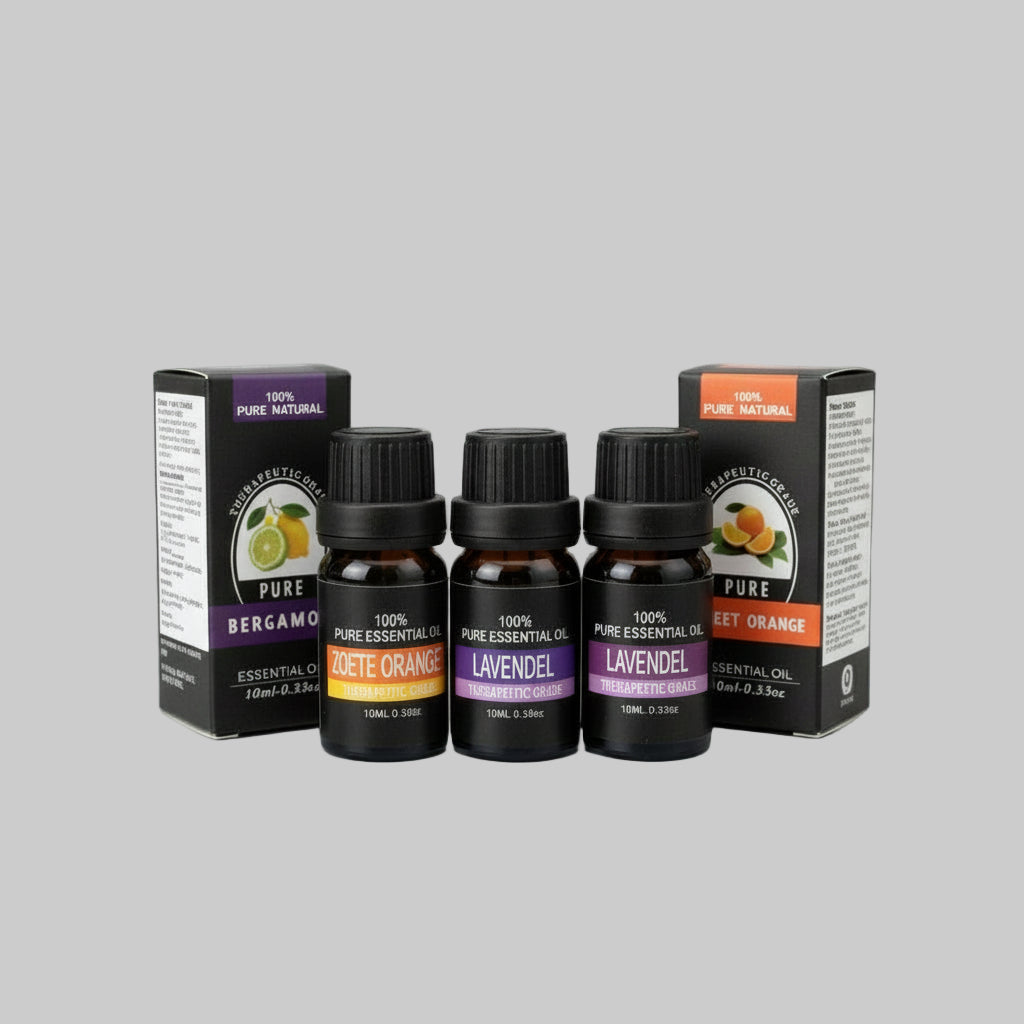 Bergamot Lavender Tea Tree Essential Oils Set 10ml for Aromatherapy 1