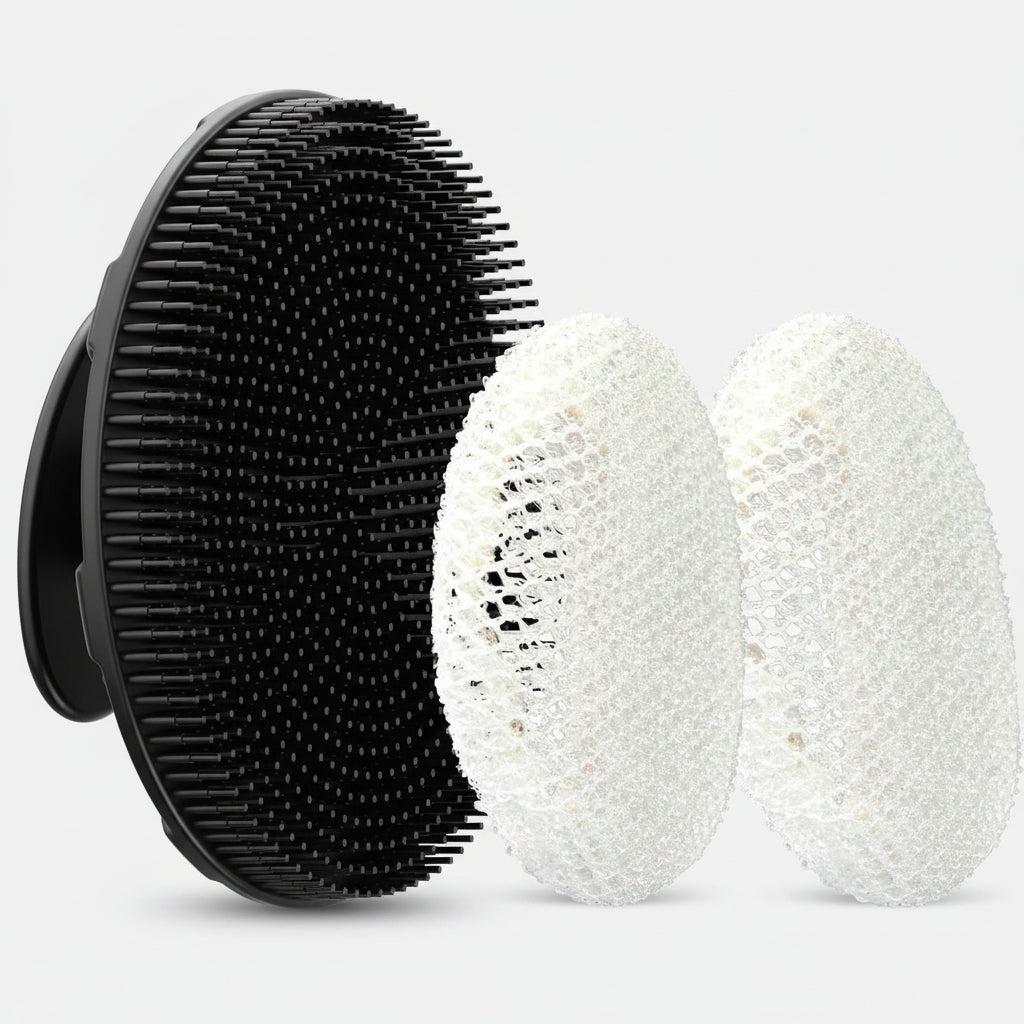 Escova de Duche Escova Corporal de Silicone Pegada Ergonómica