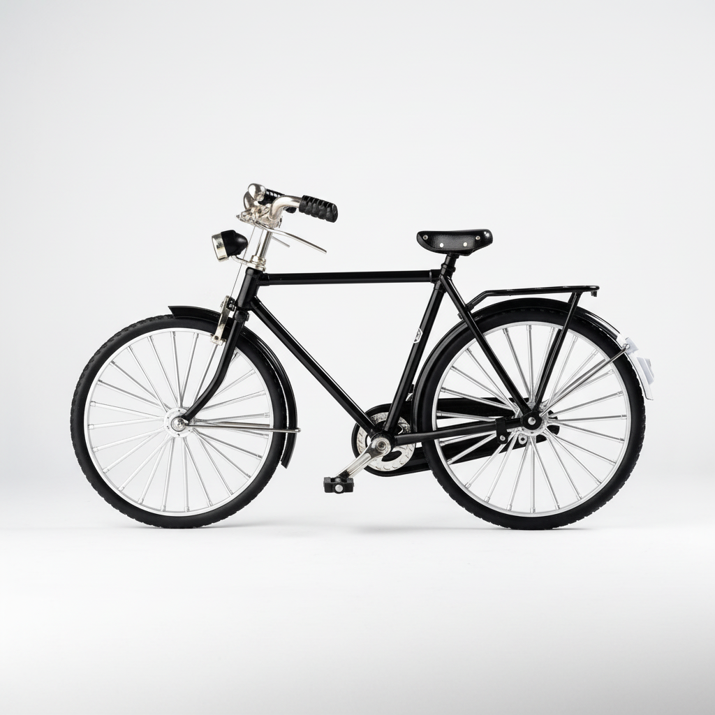 Modelo de bicicleta para fazer em casa Modelo em escala Brinquedo Criativo Divertido