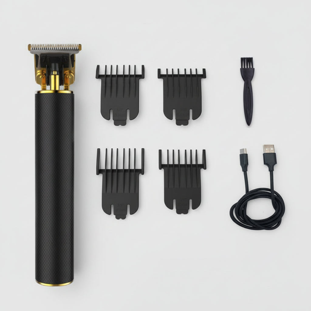 Aparador de Barba Sem Fios T para Homens Design de Cabelo de Precisão Resultados de Barbear