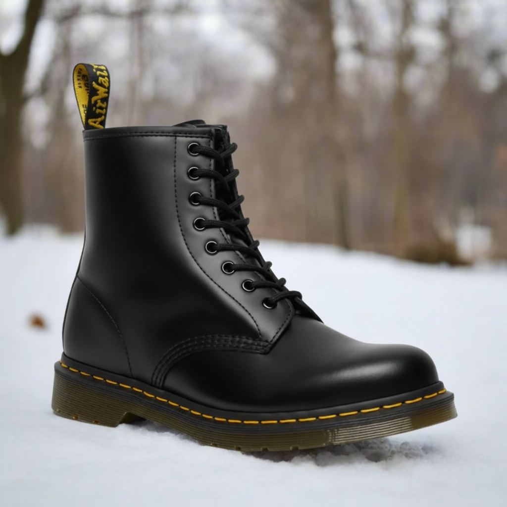 Men's Leather Hiking Boots Waterproof Outdoor Shoes - Image 2