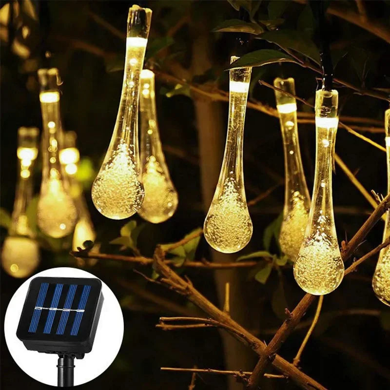 SolarGlow - Flower String Lights