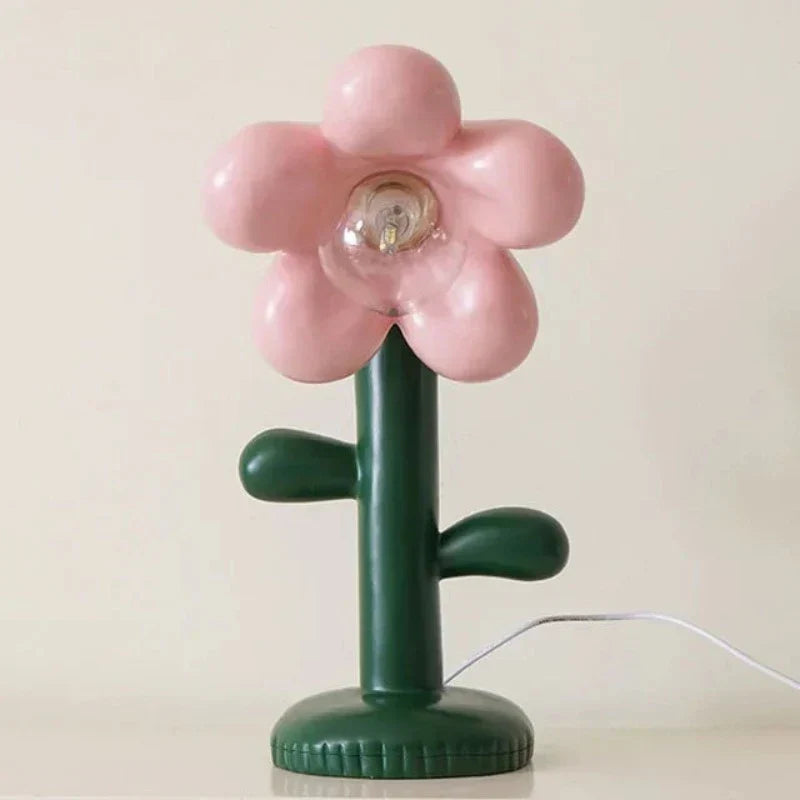 FloraGlow - Bloemvormige LED Tafellamp met LED-lamp – Creatieve Nachtlamp