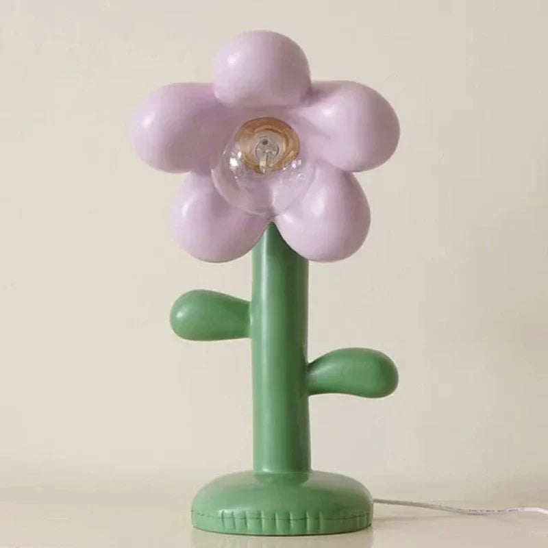 FloraGlow - Bloemvormige LED Tafellamp met LED-lamp – Creatieve Nachtlamp