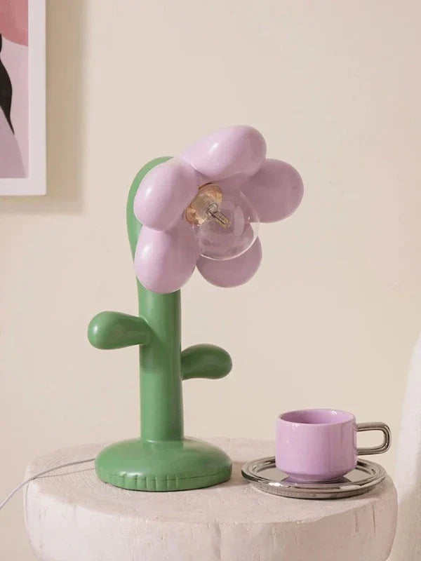 FloraGlow - Bloemvormige LED Tafellamp met LED-lamp – Creatieve Nachtlamp
