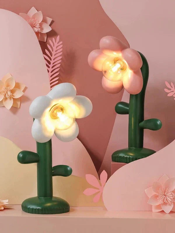 FloraGlow - Bloemvormige LED Tafellamp met LED-lamp – Creatieve Nachtlamp