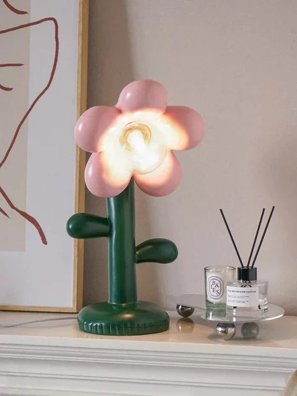 FloraGlow - Bloemvormige LED Tafellamp met LED-lamp – Creatieve Nachtlamp