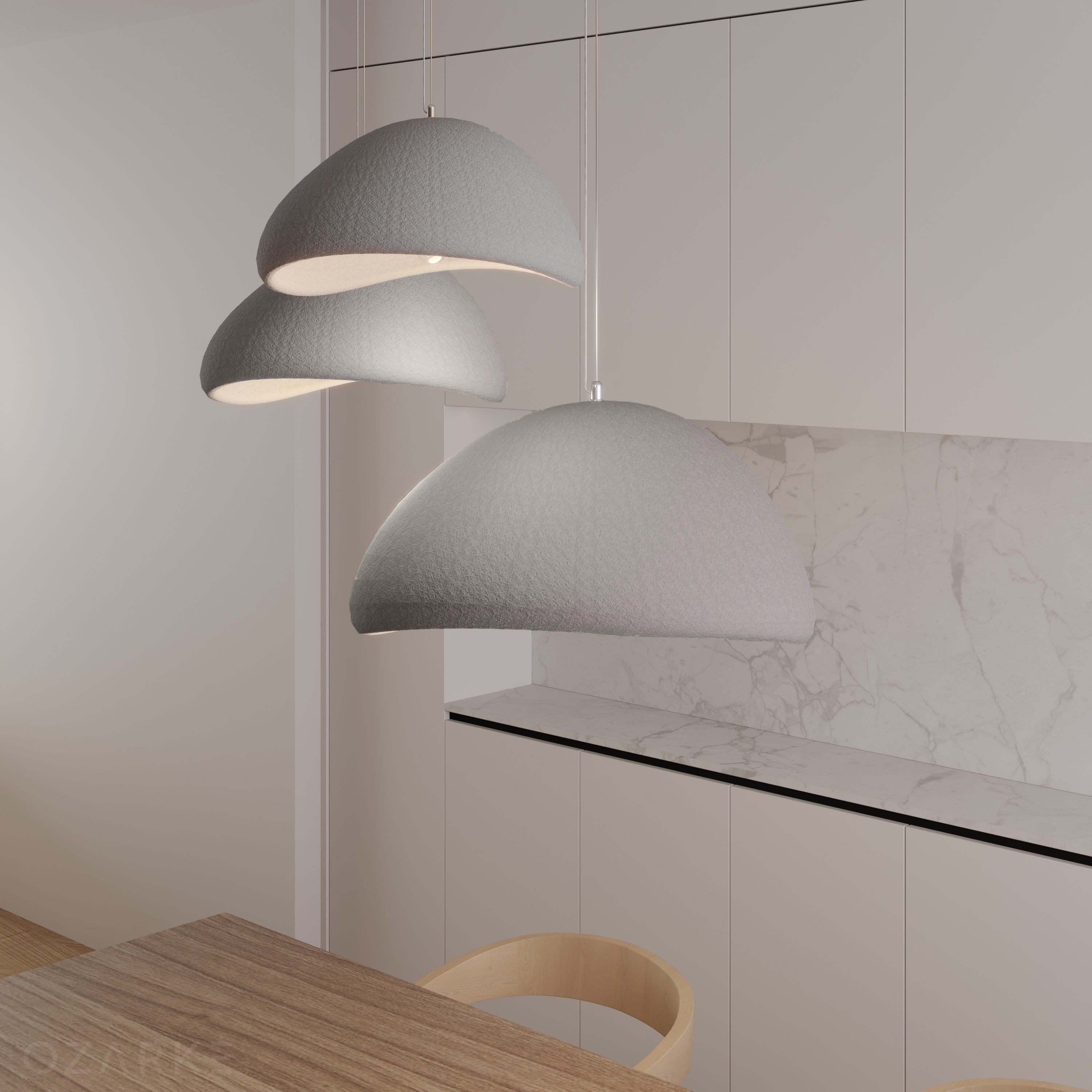 Lampada a sospensione Blomo Wabi Sabi