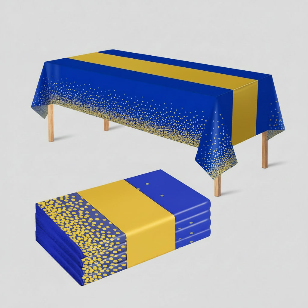 Toalha de Mesa Descartável de Plástico para Festa e Evento