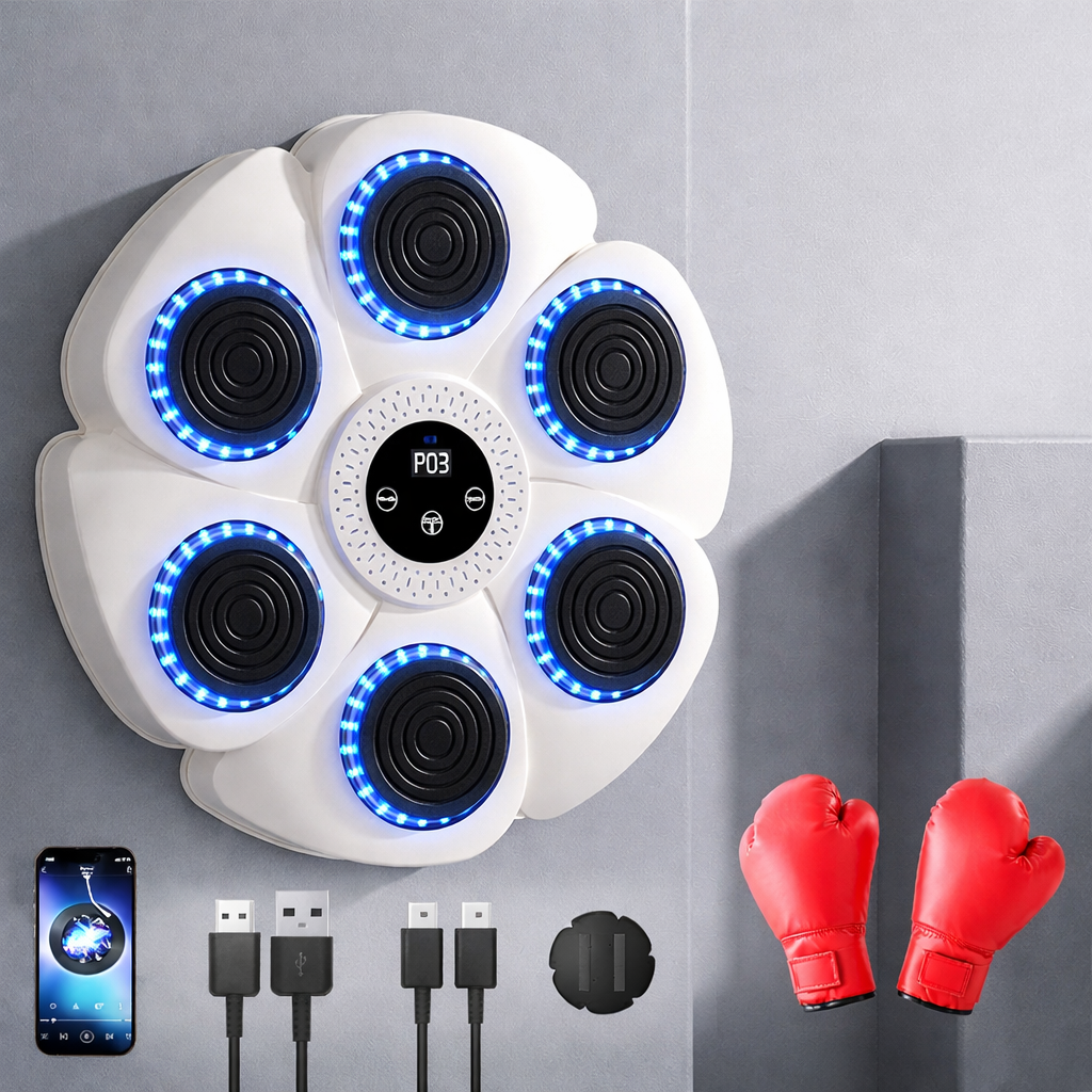 Bokstrainer Reactie Wand Trainer Licht Handschoenen