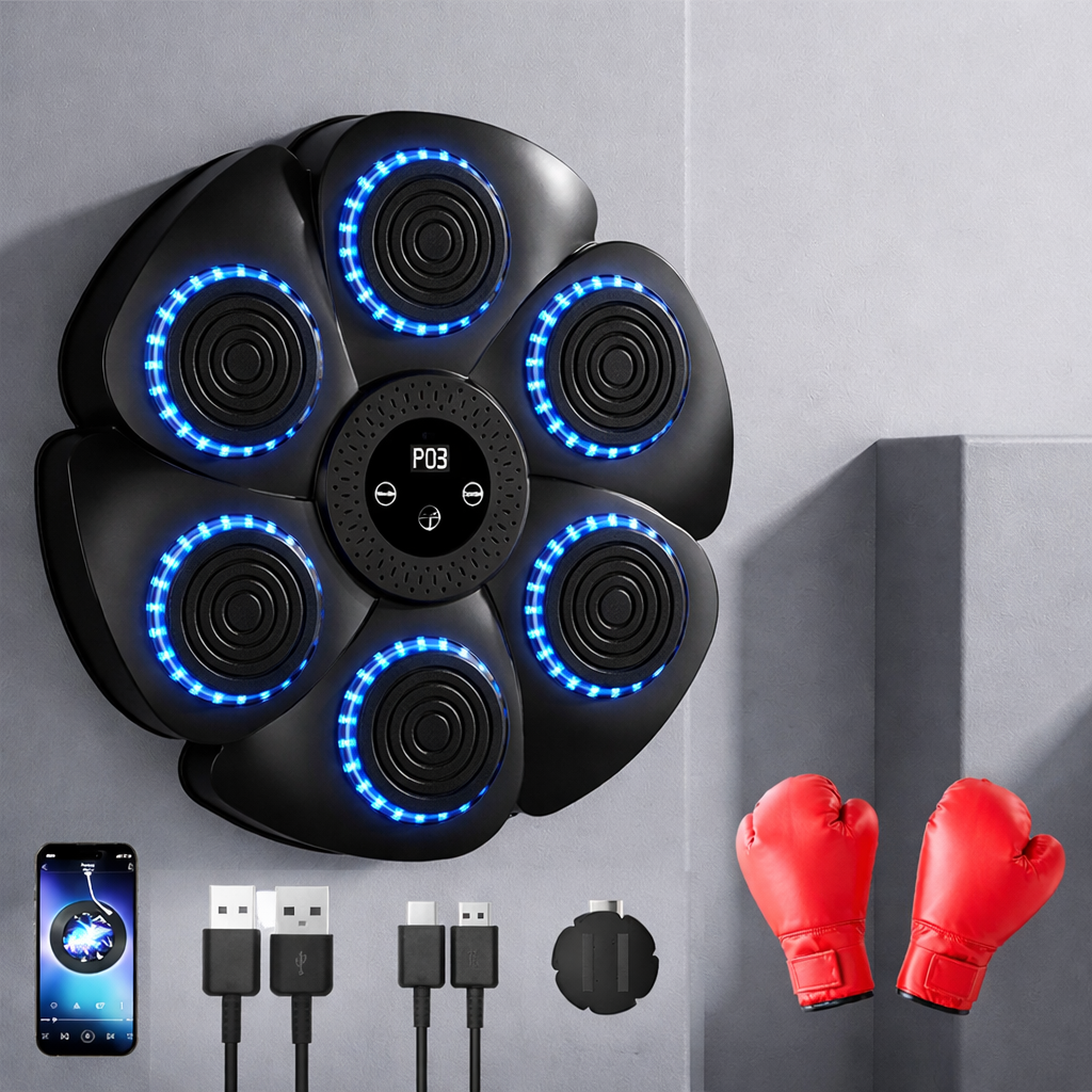 Bokstrainer Reactie Wand Trainer Licht Handschoenen