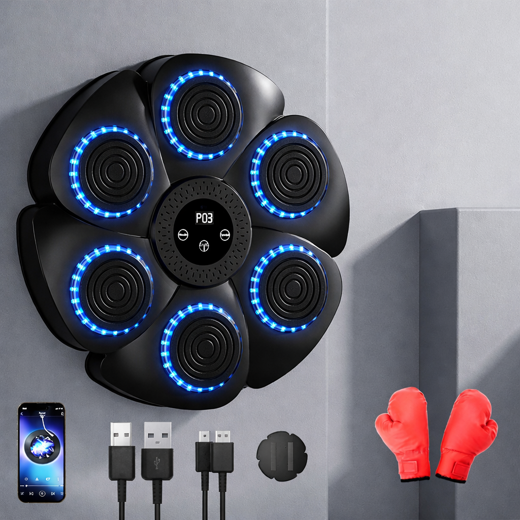 Bokstrainer Reactie Wand Trainer Licht Handschoenen