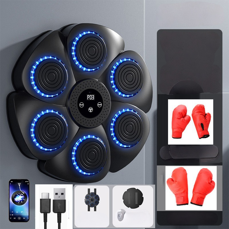 Bokstrainer Reactie Wand Trainer Licht Handschoenen